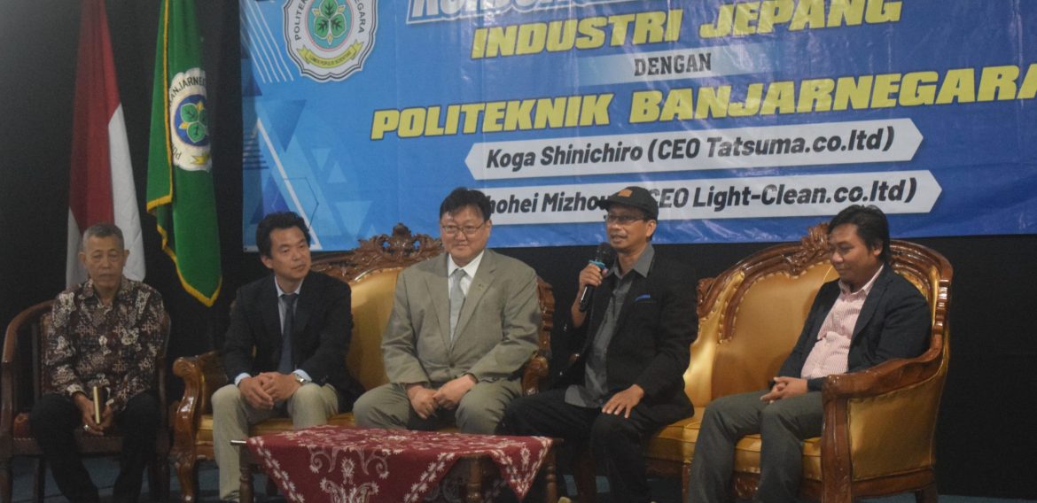 KUNJUNGAN KERJASAMA INDUSTRI JEPANG DENGAN POLITEKNIK BANJARNEGARA