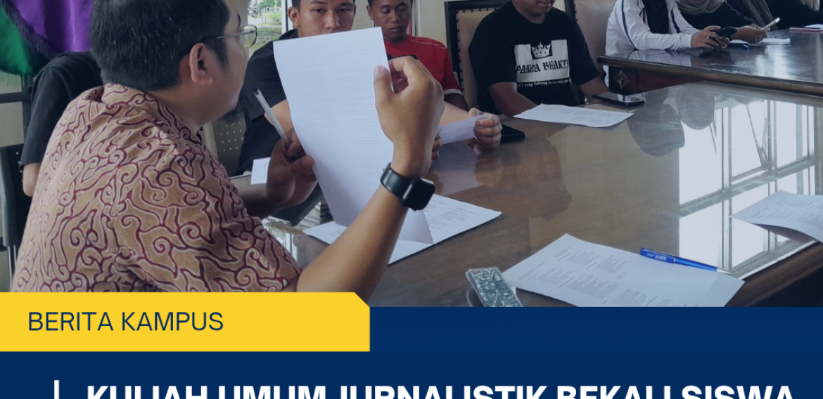 Kuliah umum Jurnalistik Bekali Siswa siswi Prakerin di Politeknik Banjarnegara